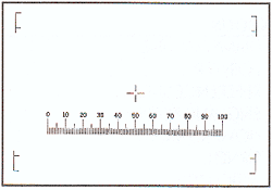 Photo Reticle with 10mm / 100 part scale